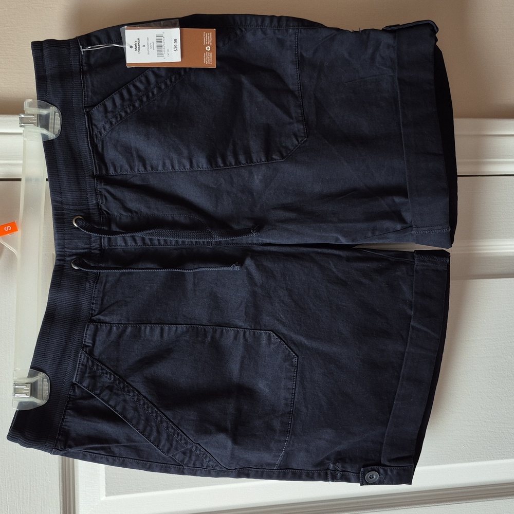 Denver Hayes Navy Mid-rise Bermuda Shorts In Size 8, New With Tags